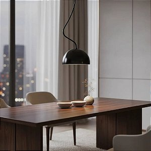 Luminária Pendente Papina com Haste Curvada