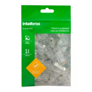 Conector  Rj45 Conex 1000 Cat6  Kit 50 Un Intelbras