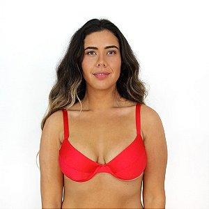 Top Positano - Vermelho Scarlet