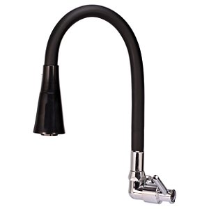 Torneira De Cozinha Pia Gourmet Silicone 1/4 Luxo Parede