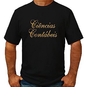 Camiseta Ciências Contábeis Formandos Malha Fria