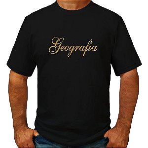Camiseta Universitária Geografia Malha Fria Formandos