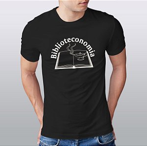 Camiseta Biblioteconomia Malha Algodão Penteado Formandos