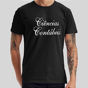 Camiseta Ciências Contábeis Formandos Malha Algodão Penteado
