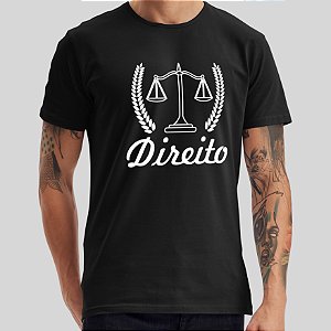 Camisa Direito Curso Formandos Malha Algodão Penteado