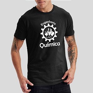 Camiseta Malha Algodão Penteado Formandos Engenharia Química