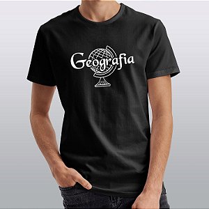 Camiseta Malha Algodão Penteado Geografia Formandos Curso
