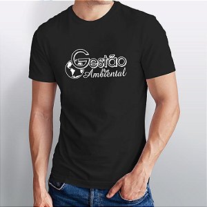 Camiseta Gestão Ambiental Formandos Malha Algodão Penteado