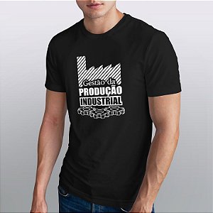 Camisa Gestão Da Produção Industrial Malha Algodão Penteado
