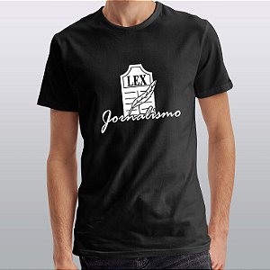 Camisa Curso Jornalismo Malha Algodão Penteado Formandos