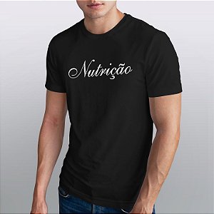 Camiseta Curso Nutrição Formandos Malha Algodão Penteado