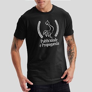 Camiseta Publicidade E Propaganda Malha Algodão Penteado