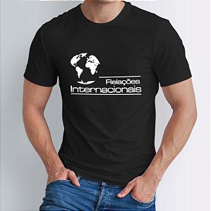 Camiseta Malha Algodão Penteado Relações Internacionais