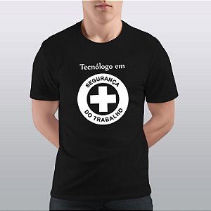 Camiseta Algodão Penteado Tecnólogo Em Segurança Do Trabalho