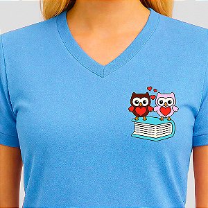 Camiseta Pedagogia Estampa Coruja Educação Logo Dtf