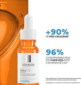 Sérum Facial Anti-Idade Pure Vitamin C10 La Roche-Posay 15ml