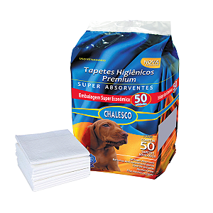 Tapete Higiênico Premium Para Cães Com 50 Un Chalesco