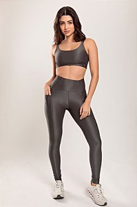 LEGGING TETE CINZA