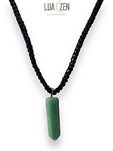 Colar Ponta Quartzo Verde