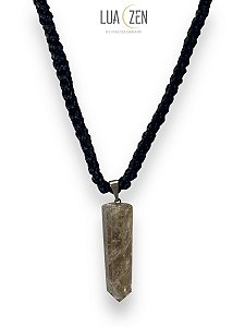 Colar Ponta Quartzo Fumê