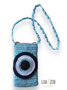 Bolsinha Porta Celular Olho Grego