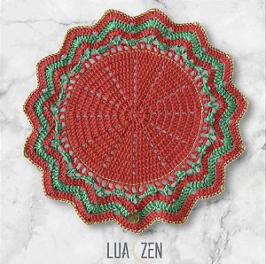 Jogo Americano Natal Estrela Vermelho