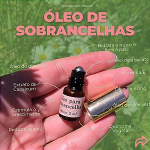 Óleo de sobrancelhas - SOMENTE ENCOMENDA