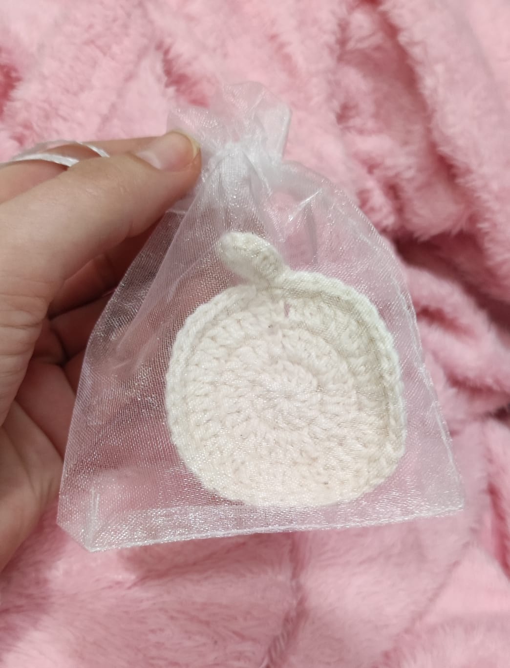 Discos de algodão de crochê (unitário)