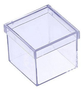 CAIXA ACRILICA 5 X 5 TRANSPARENTE