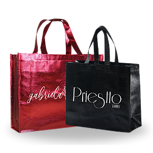 SACOLA TNT METALIZADA