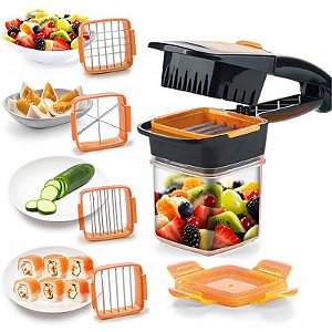 Cortador de Alimentos 5 Em 1 Frutas Legumes Verduras Cozinha
