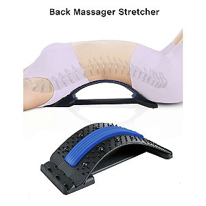 Apoio Encosto Coluna Lombar Massageador Para Alivio Postura 3 Níveis