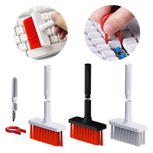 Escova De Limpeza Multifuncional Teclado Fone de Ouvido PC