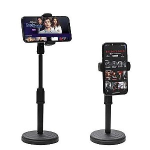 Tripé Celular Mesa Portátil 360° Base Super Estável