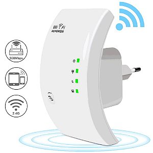 Repetidor Ampliador De Sinal Wifi Wireless Roteador 300mbps