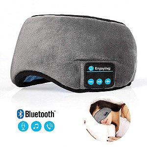 Tapa Olho Musical com Som Bluetooth Fone de Ouvido
