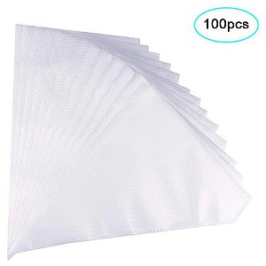 Saco De Confeitar Profissional Descartável 100 Peças
