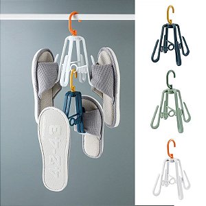 Organizador Sapatos Suspensa Sapateira Mini Varal Seca Tenis