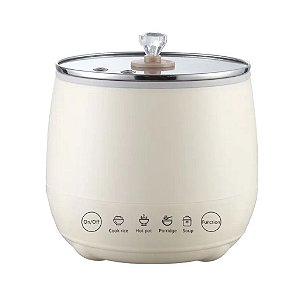 Panela De Arroz Elétrica Portátil 110V Multifuncional Mini Fogão Inteligente Pequeno Antiaderente Cozinha Sopa Legumes