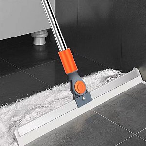 Rodo Mágico De Limpeza Dobrável Multifuncional Vassoura De Silicone Casa Banheiro Vidros Pisos Tira Pelos