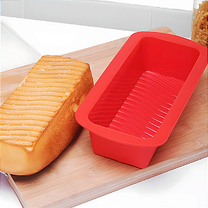 Forma De Silicone Para Pão Assadeira De Pao Retangular Antiaderente Cozinha Confeitaria Bolo Torta Pudim