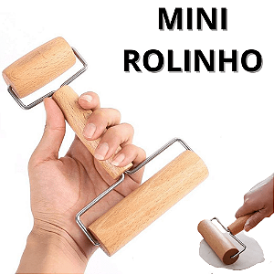 Rolo De Massa De Madeira Rolinho Pequeno Abridor De Massas Cozinha Confeitaria Pizza Pastel Torta