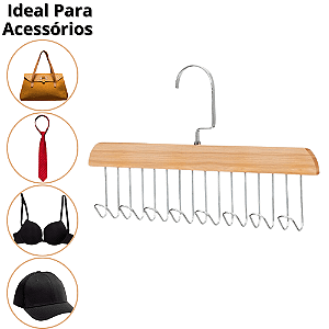 Cabide Multifuncional Para Sutiã Cabides Organizadores Cinto Suporte Gancho Multiuso Guarda Roupas