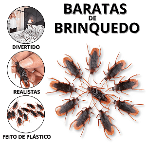 Barata De Brinquedo Realista Brinquedos Realistas Animais Brinquedinho Infantil Assustadores
