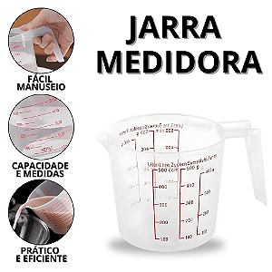 Copo Medidor De Cozinha Jarra Medidora De Plástico Copos De Medida Dosador Receitas Utensílios