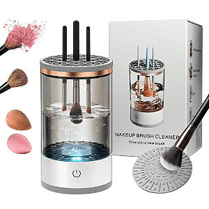 Limpador De Pincel De Maquiagem Lavador De Pincéis Elétrico Automático Maquiagens Beleza Cosméticos Mulher Pinceis Limpe