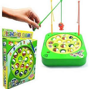 Jogo Pesca Maluca Pescaria Pega Peixe Brinquedo para Crianças