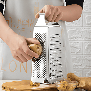 Ralador De Queijo Inox Fatiador De Legumes Manual ralado Multifuncional Cortador Legume Cozinha Casa