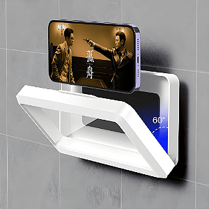 Suporte Para Celular Parede Adesivo Porta Celula Apoiador De Telefone Impermeável Banheiro Cozinha