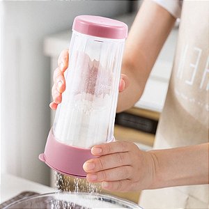 Tapioqueira Polvilhador Tapioca Manual Peneira Cozinha Confeitaria Açúcar Farinha